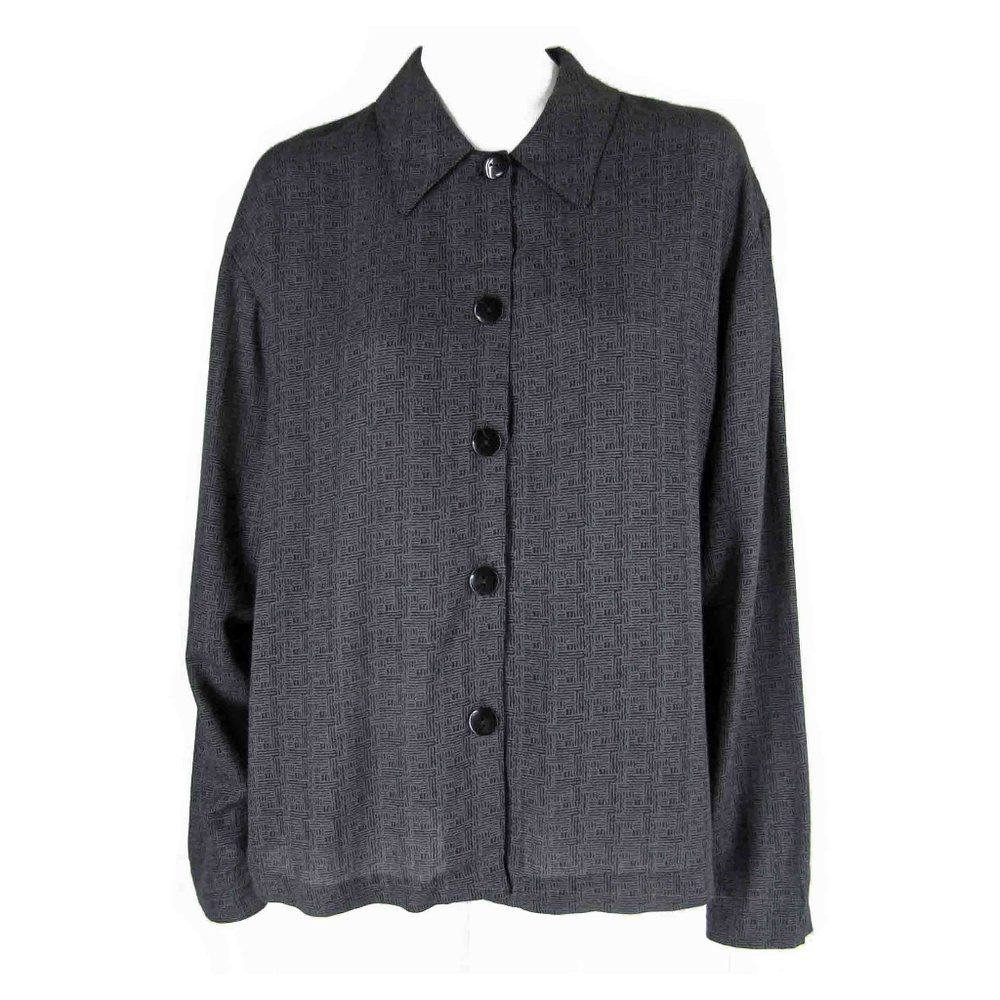 TOTOnKO Rayon Gauze Oversize Blouse Top S 43" Bust